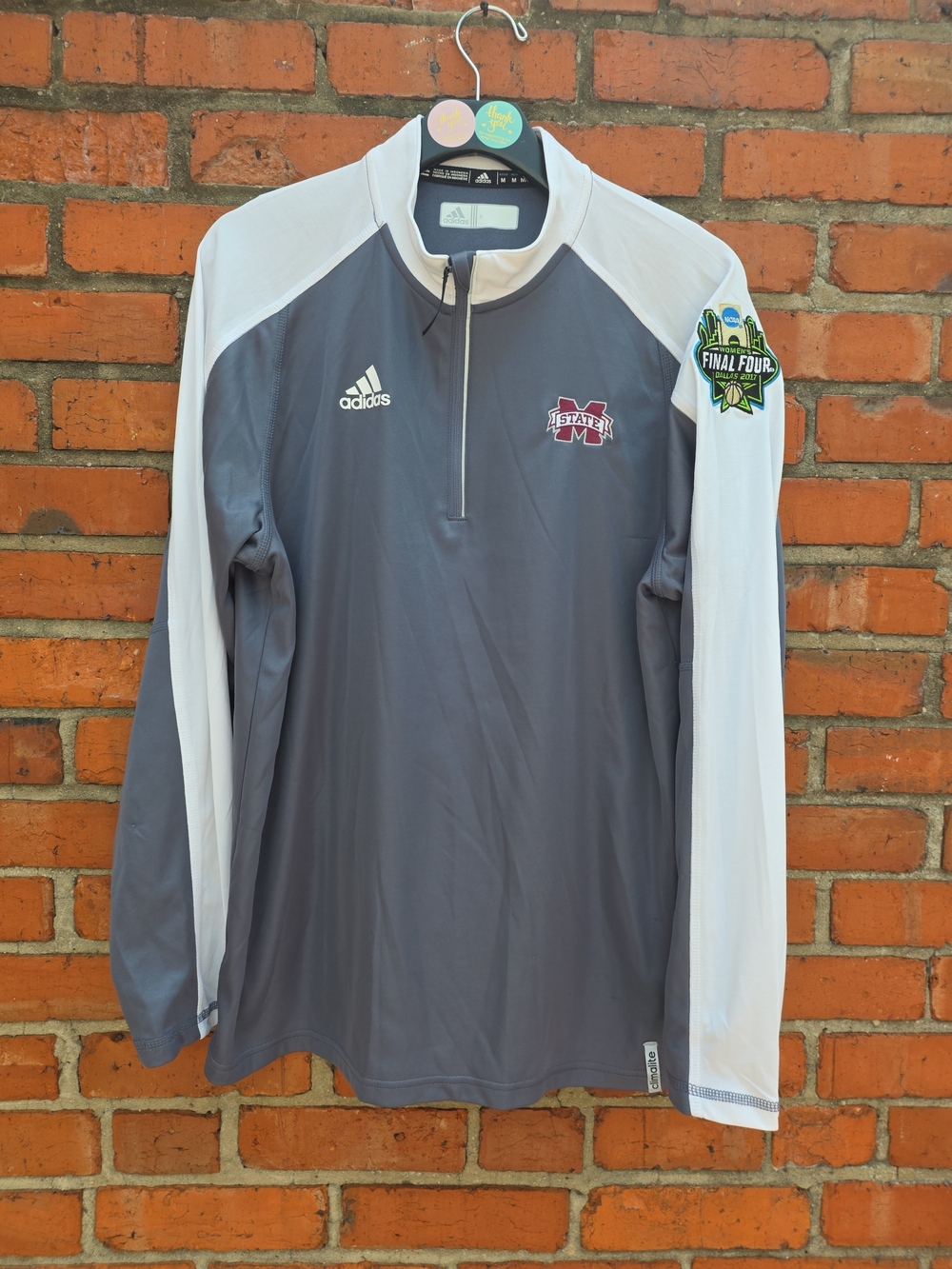 Adidas Mississippi State Bulldogs 2017 Women’s Final Four Pullover Size M (A)